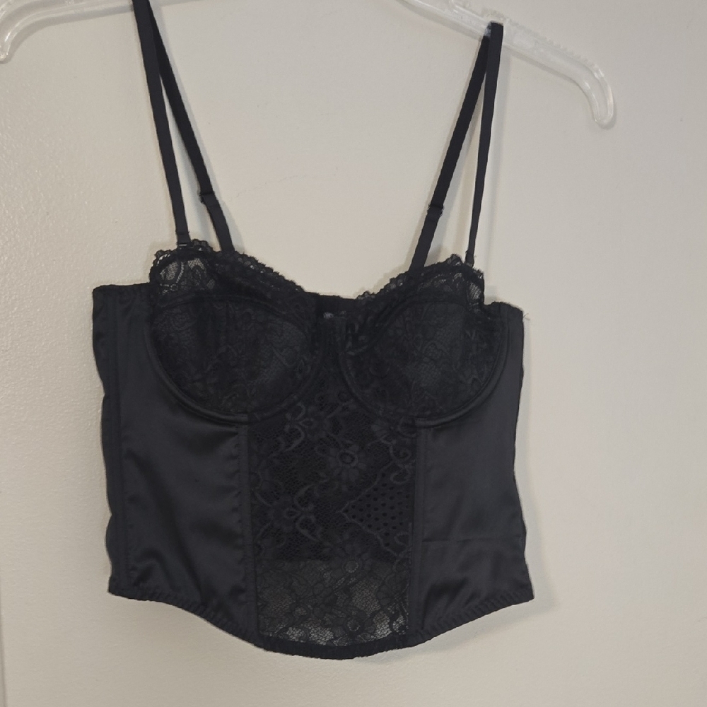 Sincerely Jules Black Lace Underwire Bra NWT Size Large